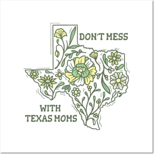 Texas Moms Posters and Art